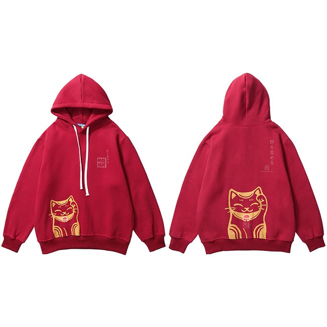 "Raise Your Hand" Graphic Unisex Streetwear Vintage Women Men Y2K Hoodie