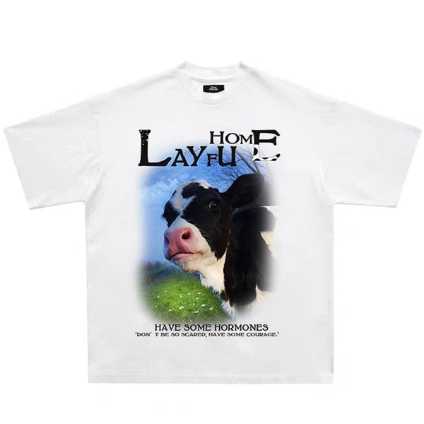 "Lazy Day" Graphic Unisex Streetwear Vintage Women Men Y2K T-Shirt