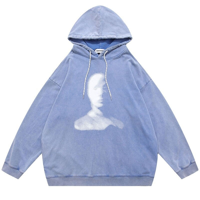 "Ghost Face" Graphic Unisex Streetwear Women Men Y2K Hoodie