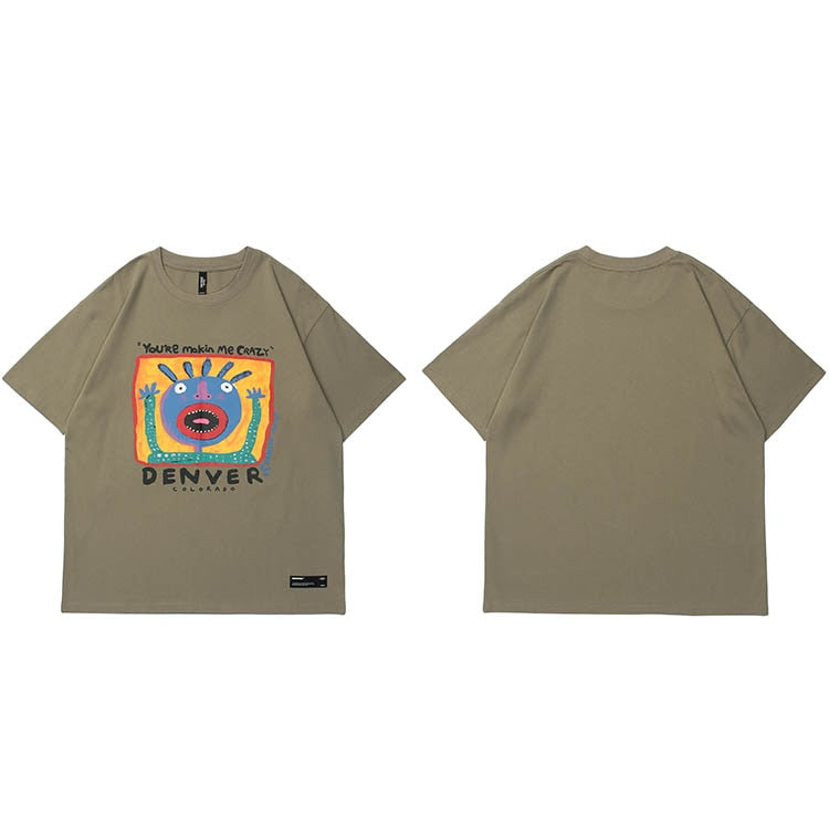 "Denver" Unisex Men Women Streetwear Graphic T-Shirt