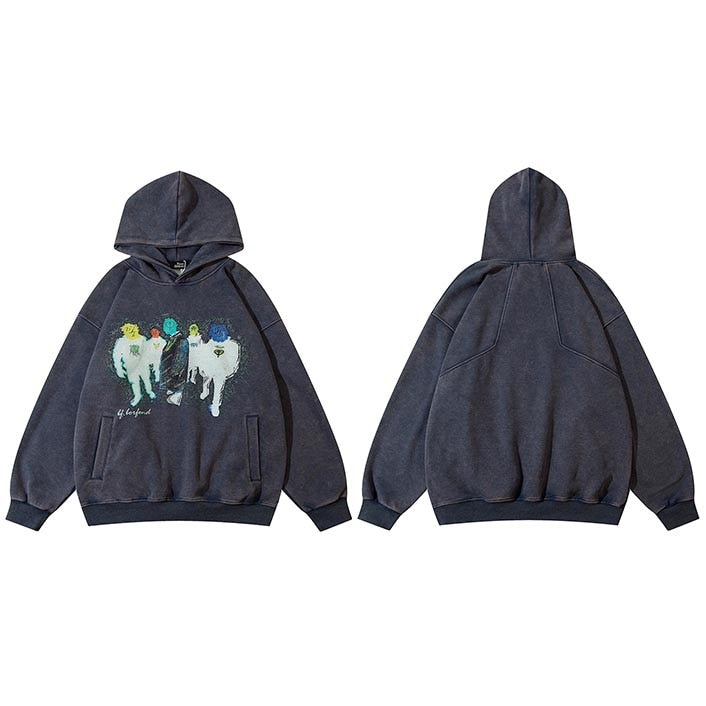 "Gallery Land" Graphic Unisex Streetwear Women Men Y2K Hoodie