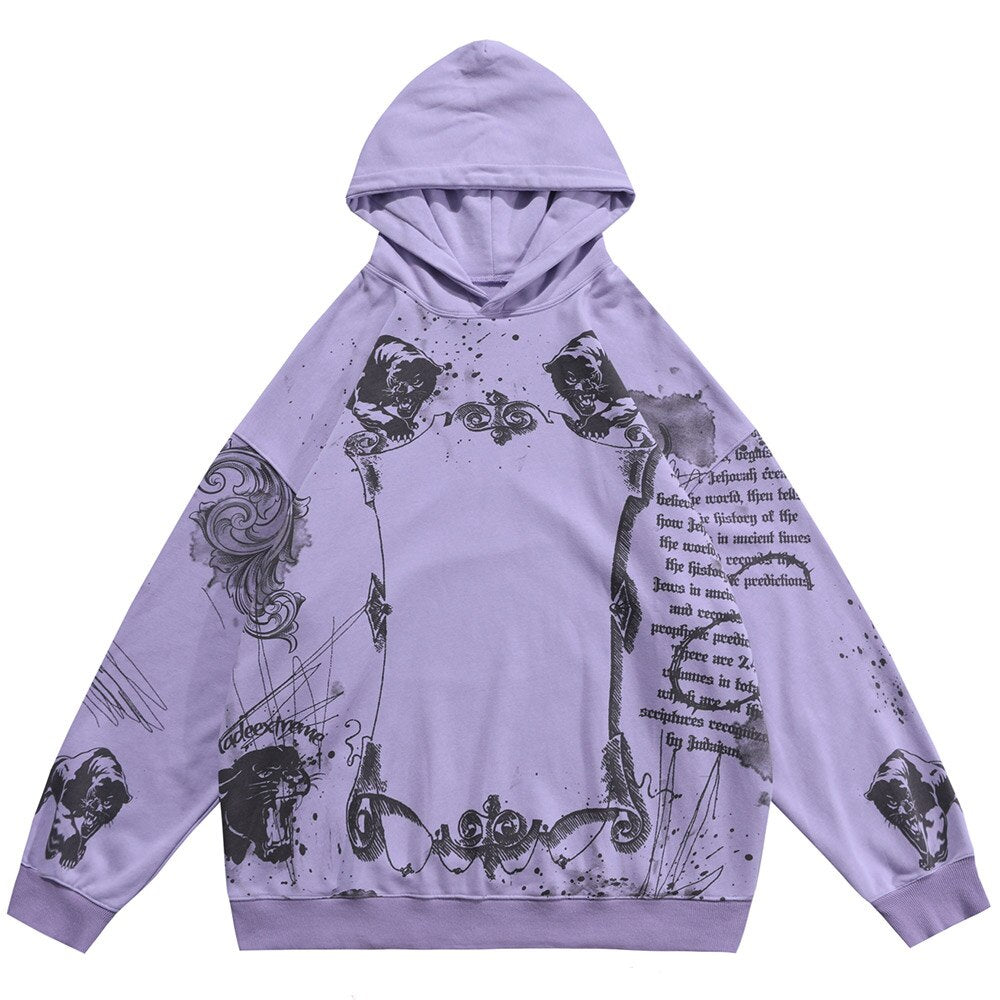 "The Fallen King" Unisex Men Women Streetwear Graphic Hoodie