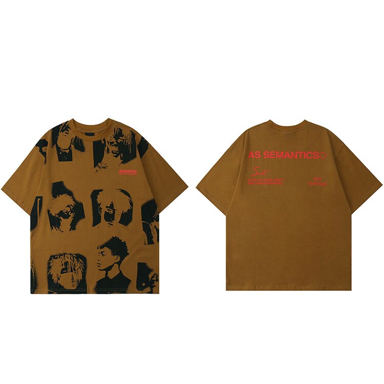 "People" Unisex Men Women Streetwear Graphic T-Shirt