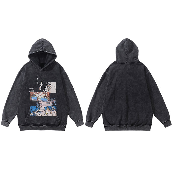"Comic Book Drama" Unisex Men Women Streetwear Graphic Hoodie