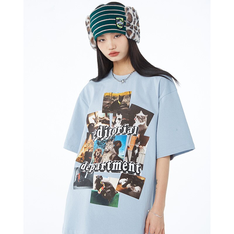 "Editorial" Unisex Men Women Streetwear Graphic T-Shirt