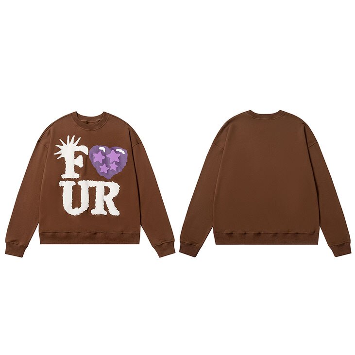 "I Love My Life" Graphic Unisex Streetwear Vintage Women Men Y2K Sweatshirt