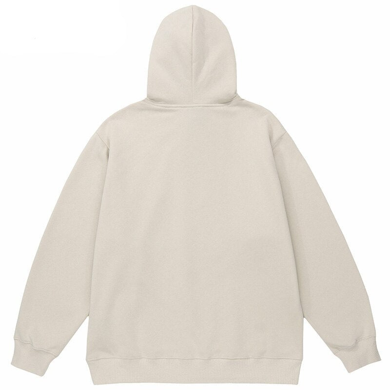 "Fall Back" Unisex Men Women Streetwear Graphic Hoodie