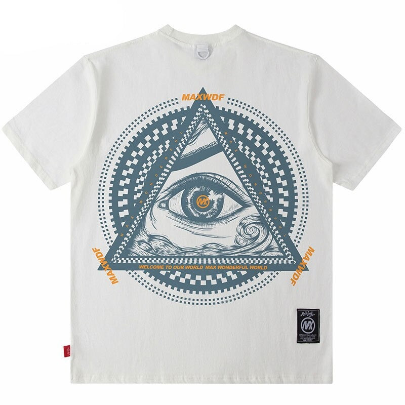 "Secret Eye" Graphic Unisex Streetwear Vintage Women Men Y2K T-Shirt