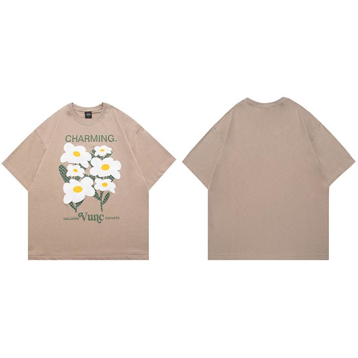 "Charming" Unisex Men Women Streetwear Graphic T-Shirt