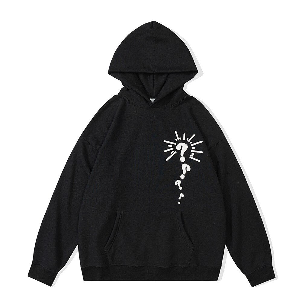 "Over Worked" Graphic Unisex Streetwear Vintage Women Men Y2K Hoodie