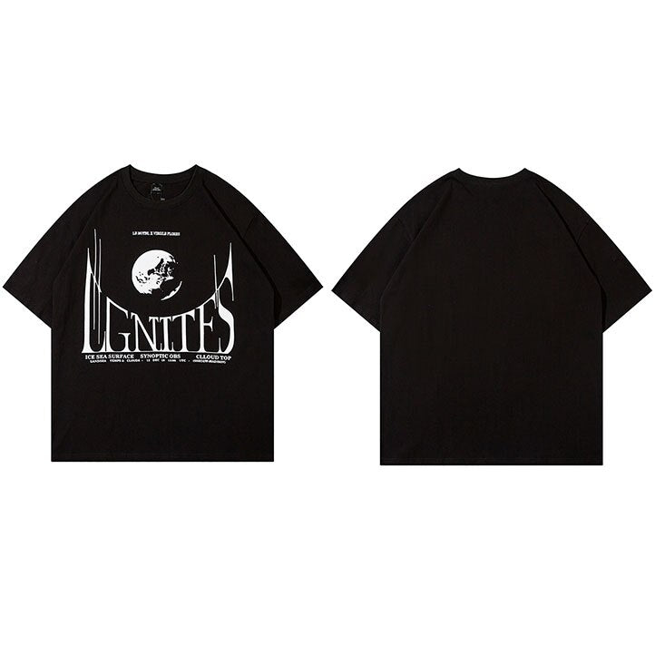 "Light The Flame" Graphic Unisex Streetwear Vintage Women Men Y2K T-Shirt