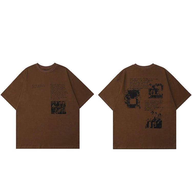"Movie Time" Graphic Unisex Streetwear Vintage Women Men Y2K T-Shirt