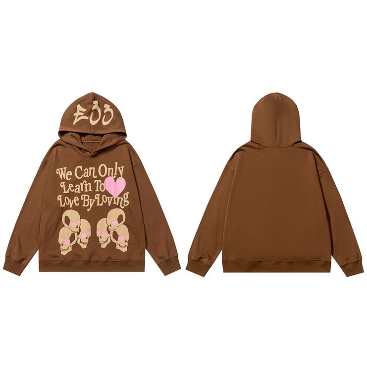 "Only Way To Live" Graphic Unisex Streetwear Vintage Women Men Y2K Hoodie