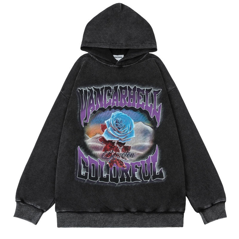 "Colourful World" Unisex Men Women Streetwear Graphic Hoodie