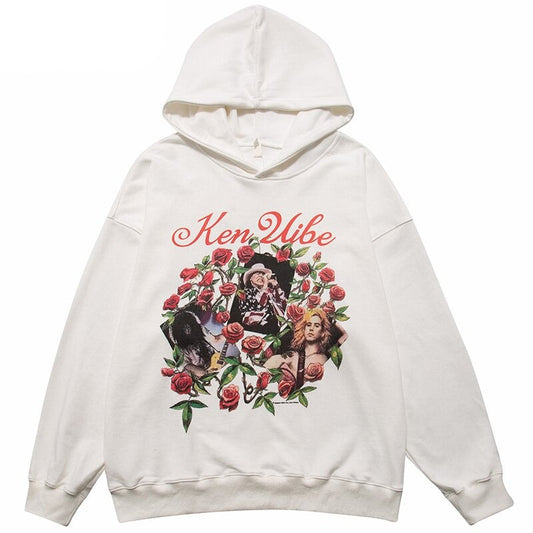 "Not The Vibe" Graphic Unisex Streetwear Vintage Women Men Y2K Hoodie