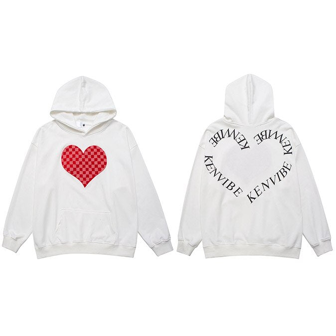 "Dotted Chest" Unisex Men Women Streetwear Graphic Hoodie