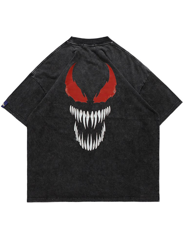 "Carnival Mouth" Unisex Men Women Streetwear Graphic T-Shirt