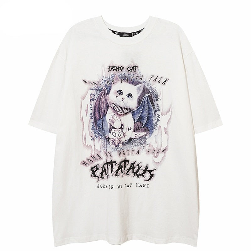 "Scary Hours" Graphic Unisex Streetwear Vintage Women Men Y2K T-Shirt
