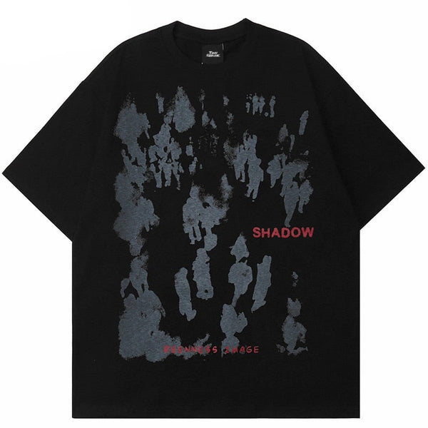 "Shadow" Graphic Unisex Streetwear Vintage Women Men Y2K T-Shirt