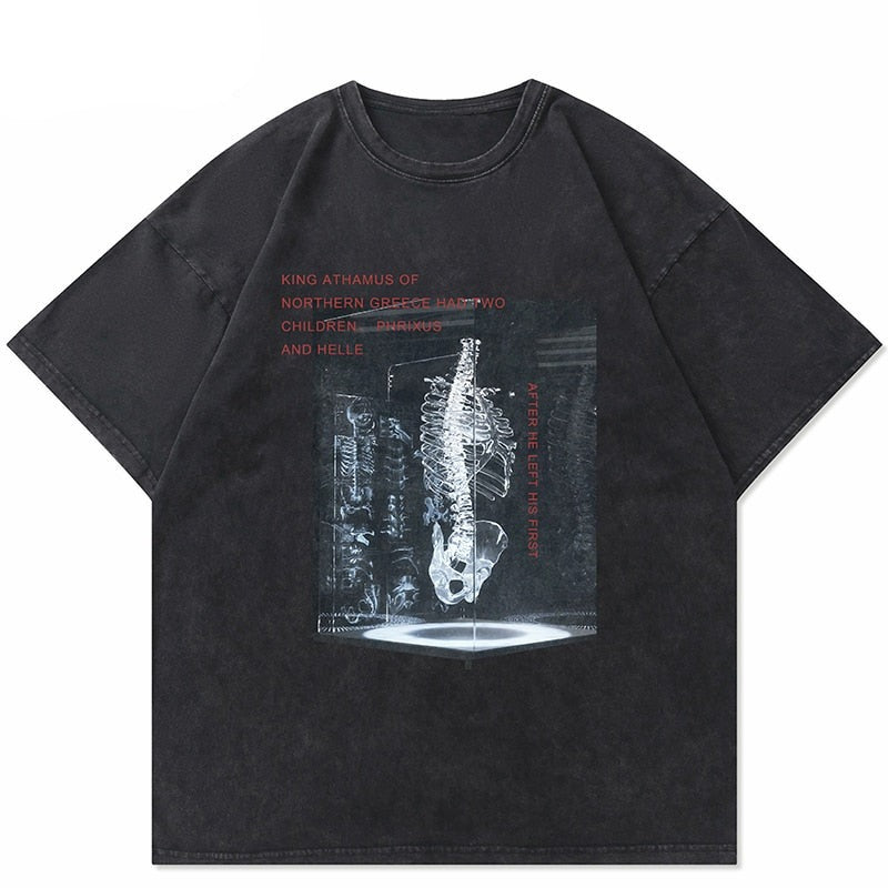 "Missing Pieces" Graphic Unisex Streetwear Vintage Women Men Y2K T-Shirt
