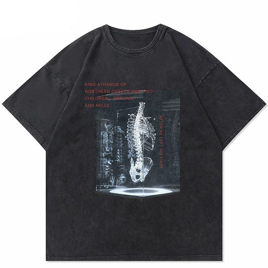 "Missing Pieces" Graphic Unisex Streetwear Vintage Women Men Y2K T-Shirt
