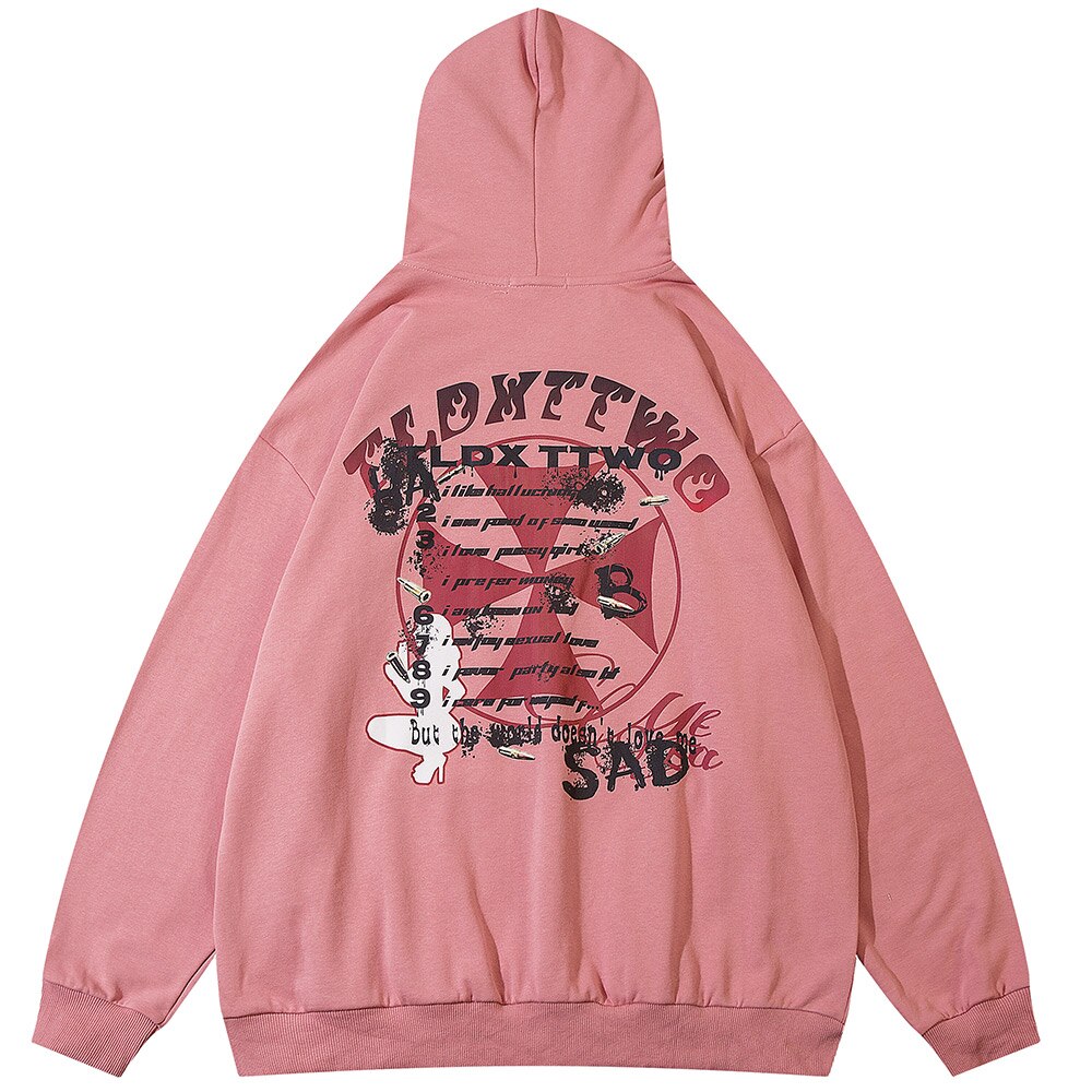 "Dance On Fire" Graphic Unisex Streetwear Vintage Women Men Y2K Hoodie