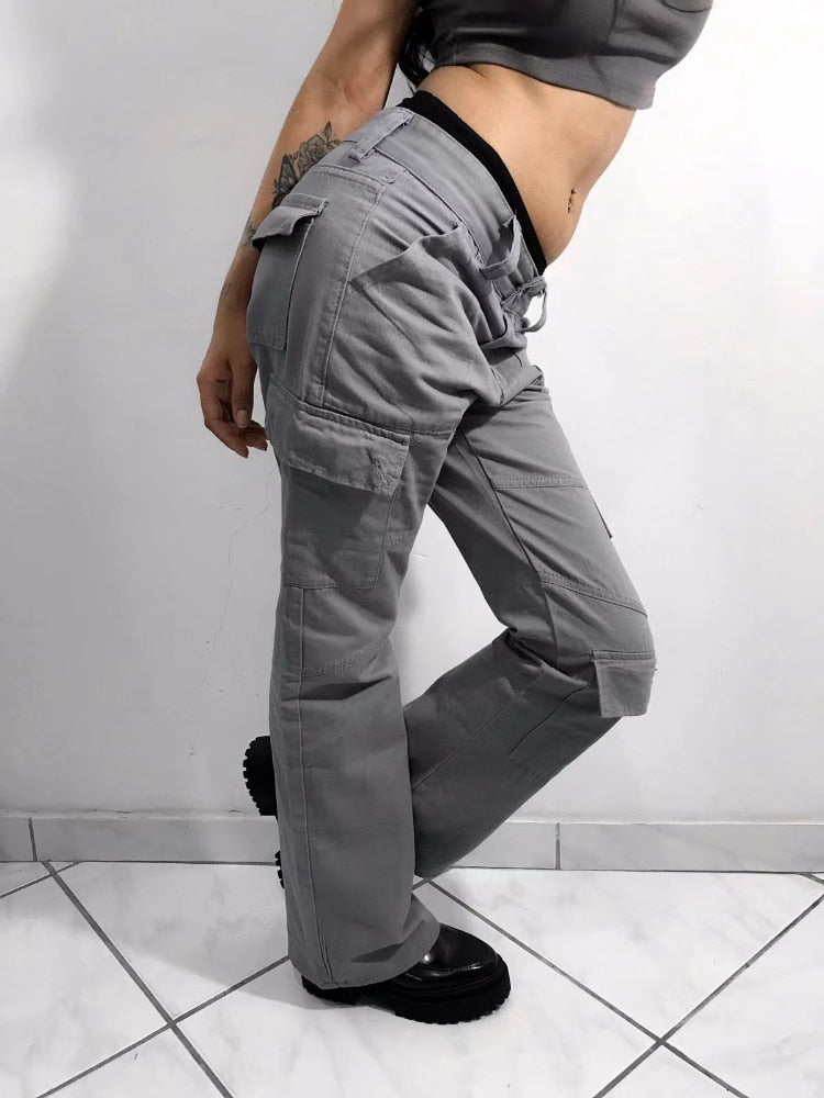 "Lost Ones" Graphic Unisex Streetwear Women Men Y2K Cargo Pants