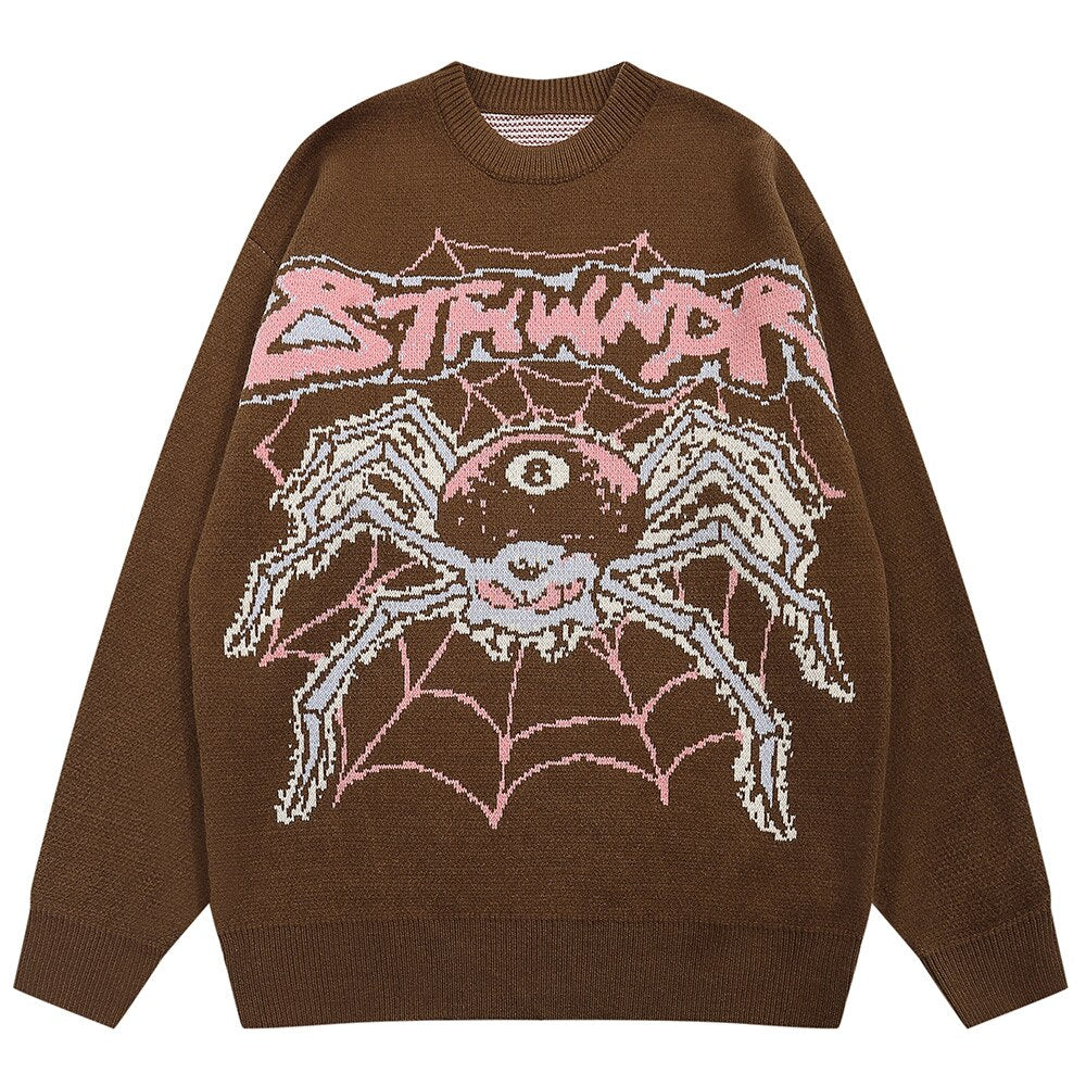 "White Legs" Graphic Unisex Streetwear Vintage Women Men Y2K Sweater