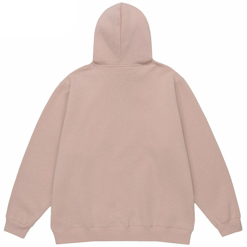 "Crossed Hearts" Unisex Men Women Streetwear Graphic Hoodie