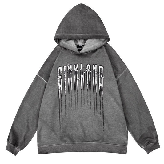 "Wasteland" Graphic Unisex Streetwear Vintage Women Men Y2K Hoodie