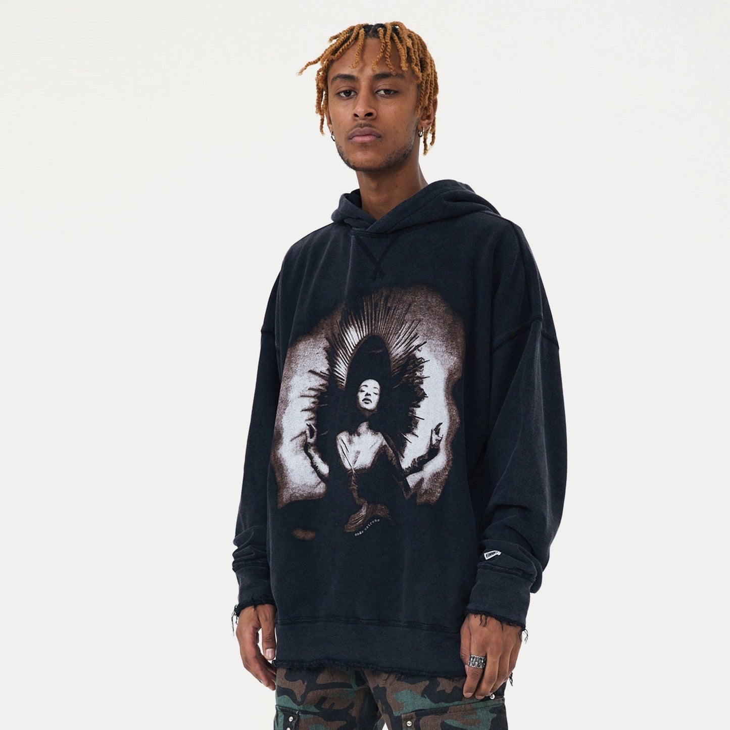 "Small Opening" Graphic Unisex Streetwear Vintage Women Men Y2K Hoodie