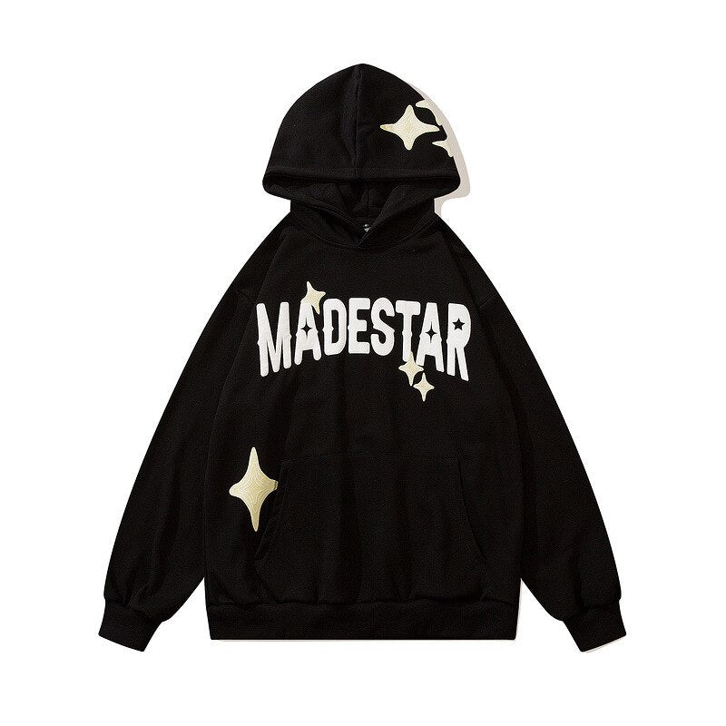 "Pop Star" Graphic Unisex Streetwear Vintage Women Men Y2K Hoodie