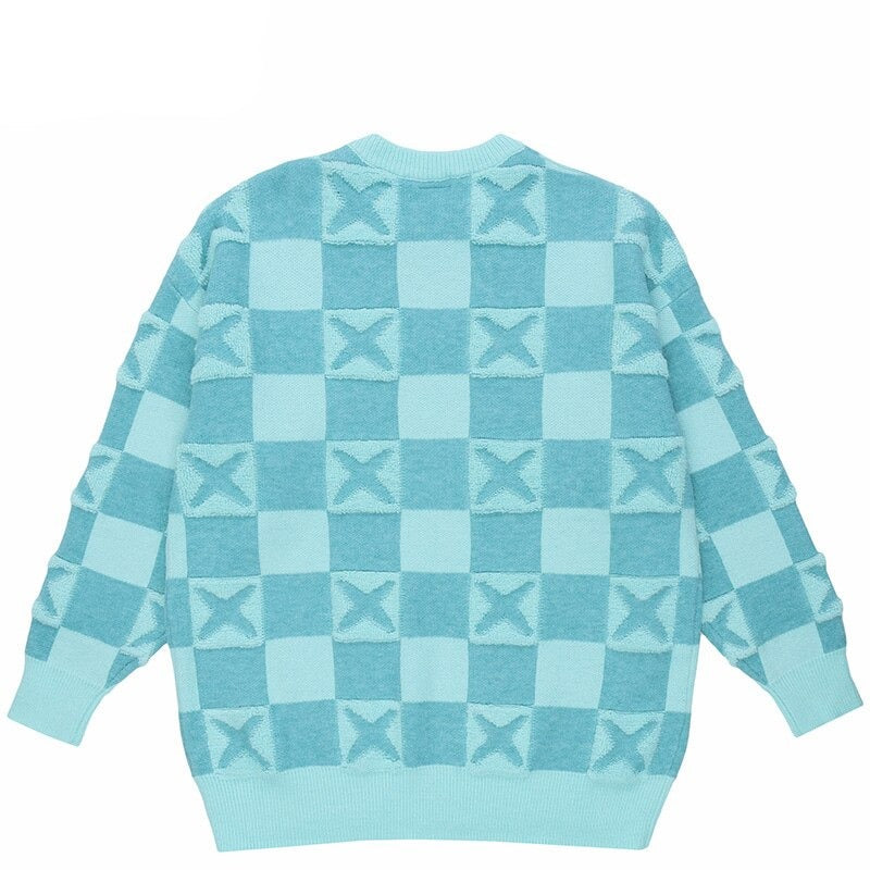 "Check Mate" Unisex Men Women Streetwear Graphic Sweater