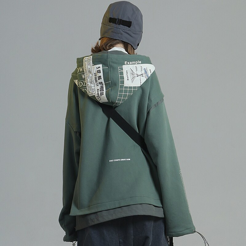 "Turn Around" Graphic Unisex Streetwear Vintage Women Men Y2K Hoodie