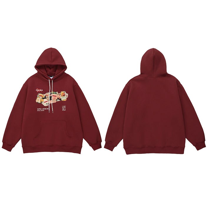 "Have A Nice Night" Graphic Unisex Streetwear Vintage Women Men Y2K Hoodie