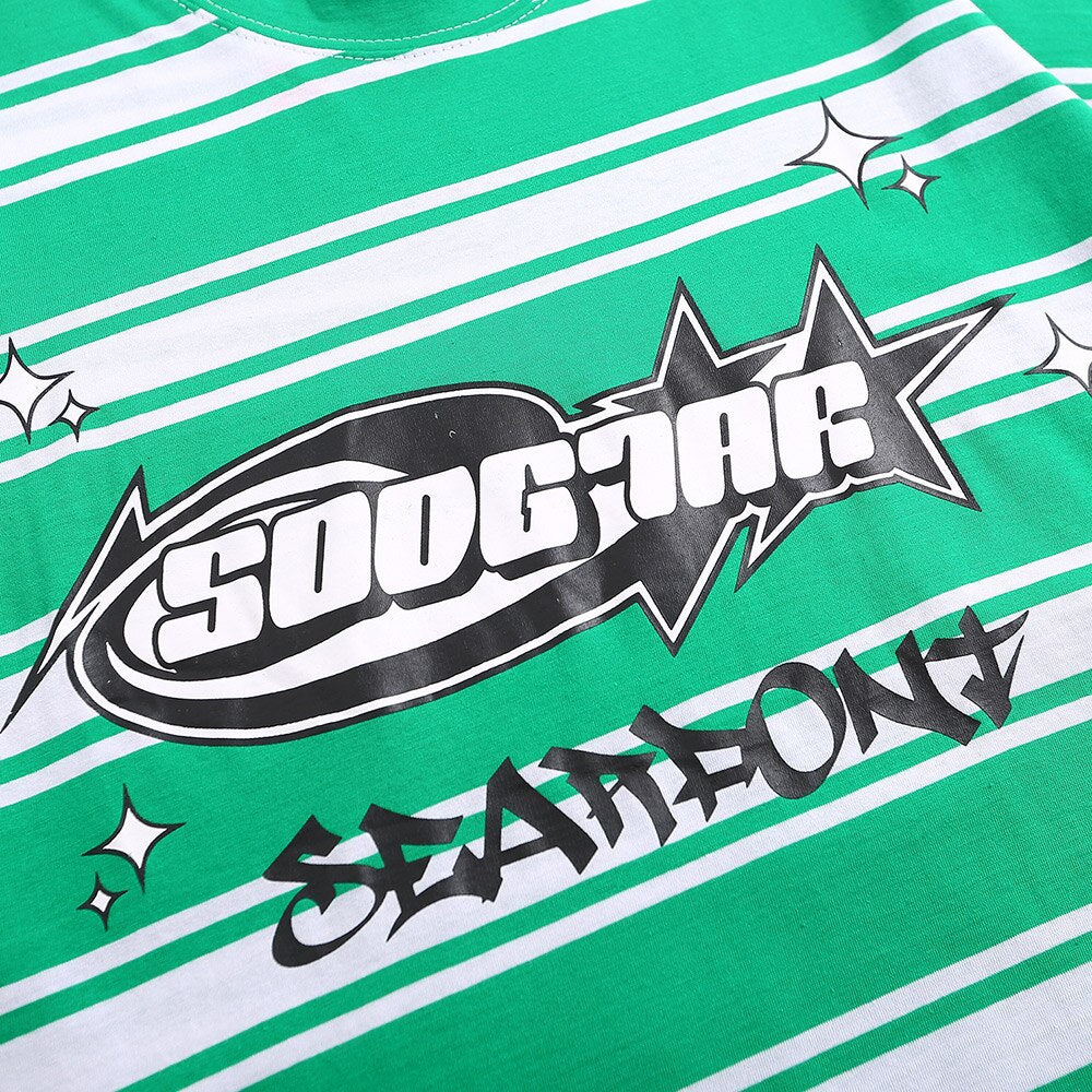 "Star Struck" Graphic Unisex Streetwear Vintage Women Men Y2K T-Shirt