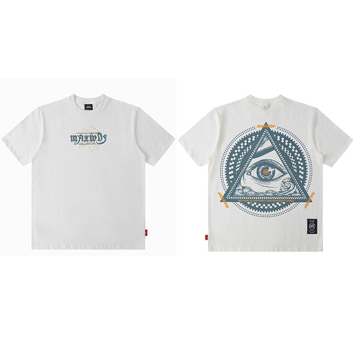 "Secret Eye" Graphic Unisex Streetwear Vintage Women Men Y2K T-Shirt