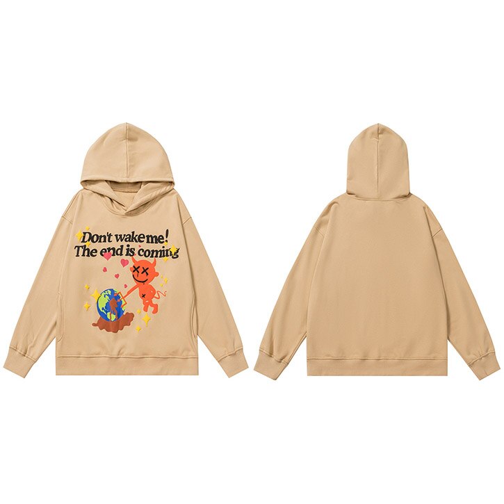 "Don't Wake Up" Unisex Men Women Streetwear Graphic Hoodie