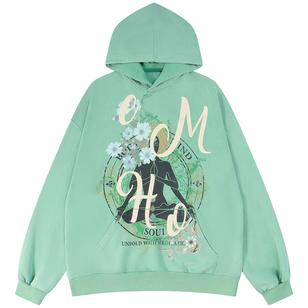 "Heart & Soul" Graphic Unisex Streetwear Vintage Women Men Y2K Hoodie