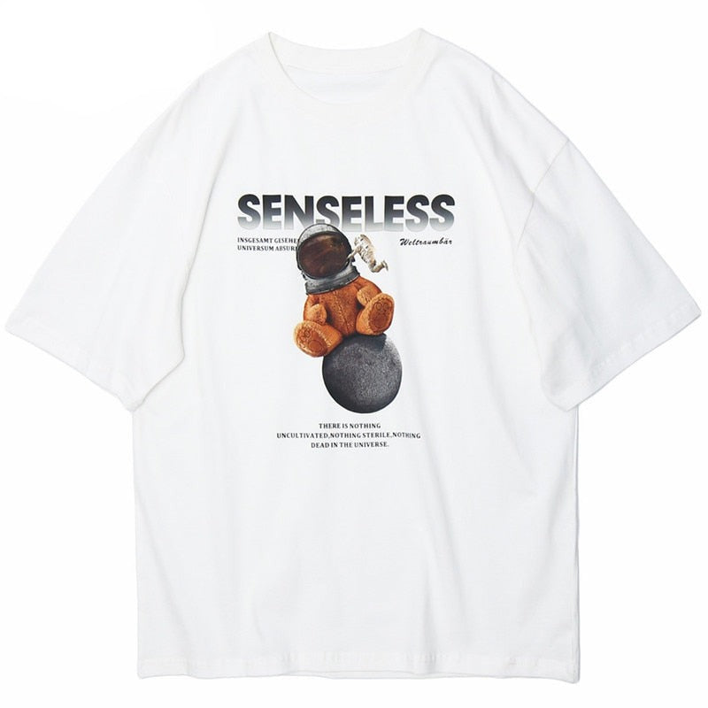 "Senseless" Graphic Unisex Streetwear Vintage Women Men Y2K T-Shirt