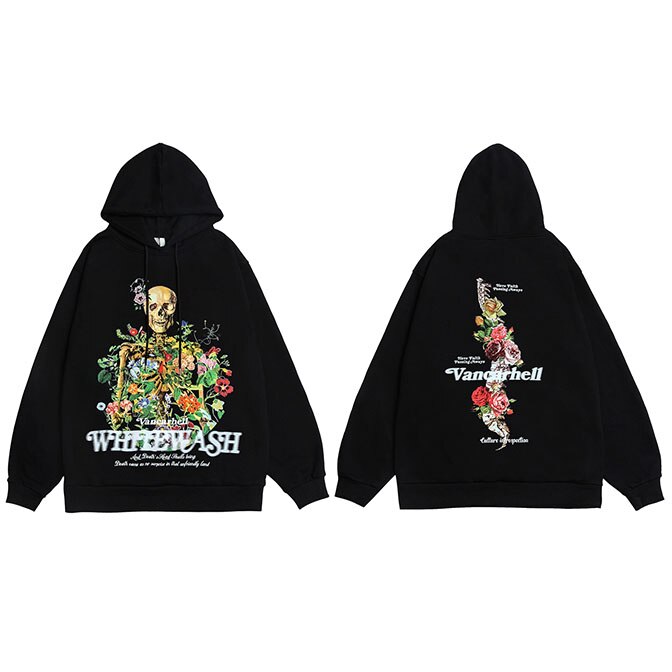 "Washed Away" Graphic Unisex Streetwear Vintage Women Men Y2K Hoodie