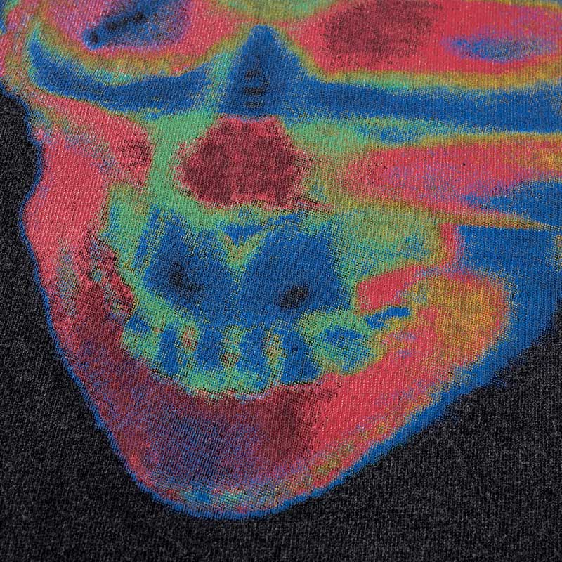 "Blue Skull" Unisex Men Women Streetwear Graphic T-Shirt