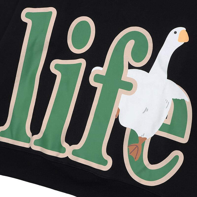 "That's Life" Graphic Unisex Streetwear Vintage Women Men Y2K Hoodie