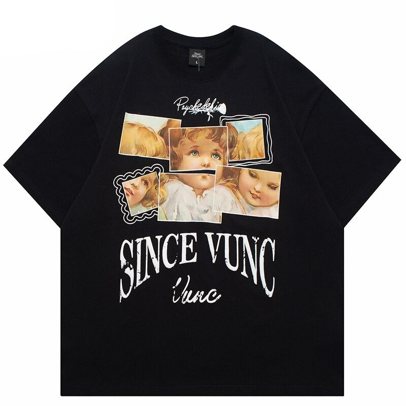"Way Back When" Graphic Unisex Streetwear Vintage Women Men Y2K T-Shirt