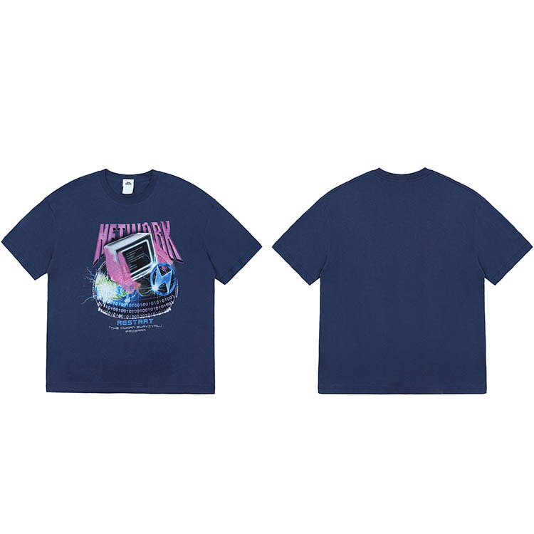 "Network" Graphic Unisex Streetwear Vintage Women Men Y2K T-Shirt