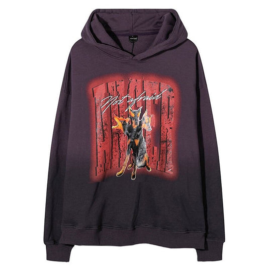 "Race Track" Graphic Unisex Streetwear Vintage Women Men Y2K Hoodie