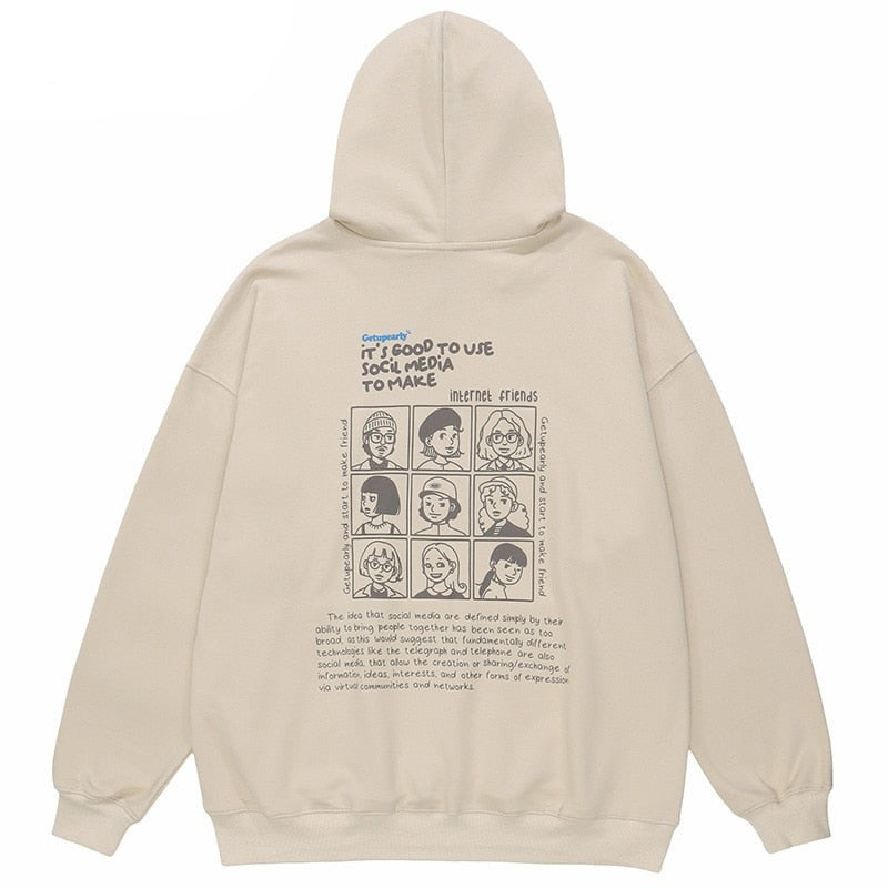 "Cold Calling" Unisex Men Women Streetwear Graphic Hoodie