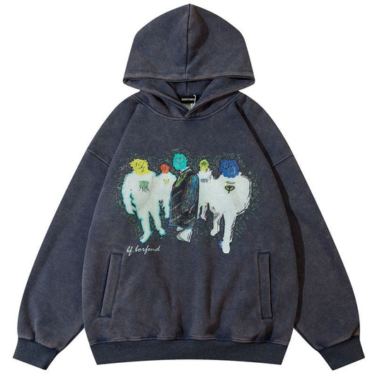 "Training Day" Graphic Unisex Streetwear Vintage Women Men Y2K Hoodie
