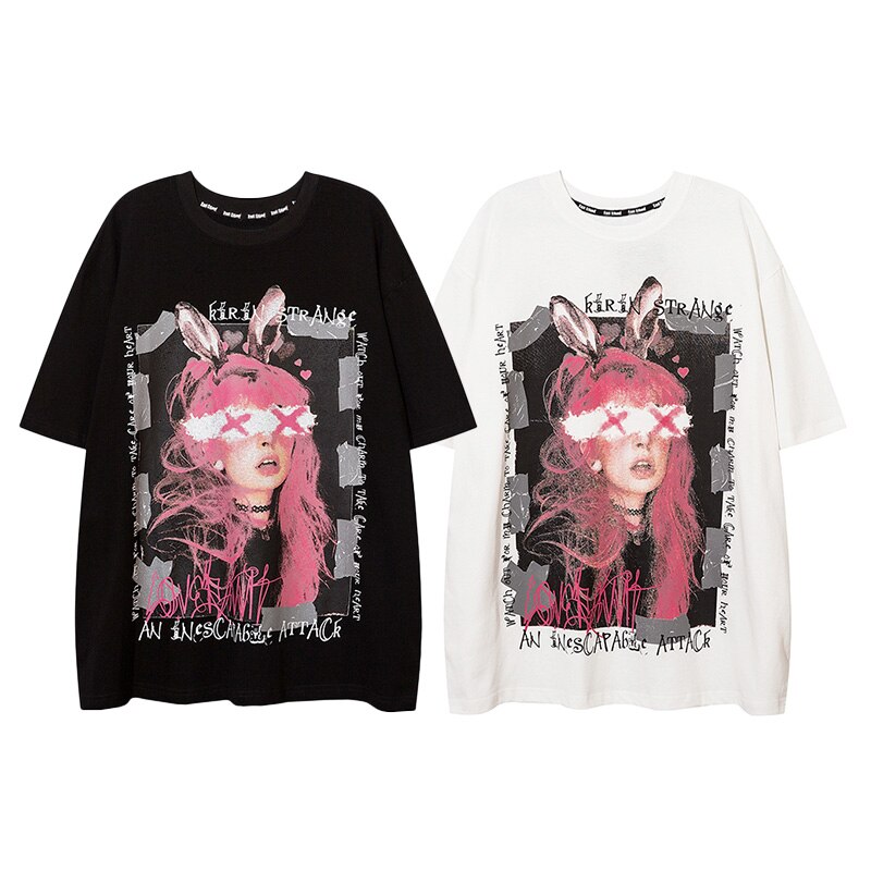 "Crossed Vision" Unisex Men Women Streetwear Graphic T-Shirt