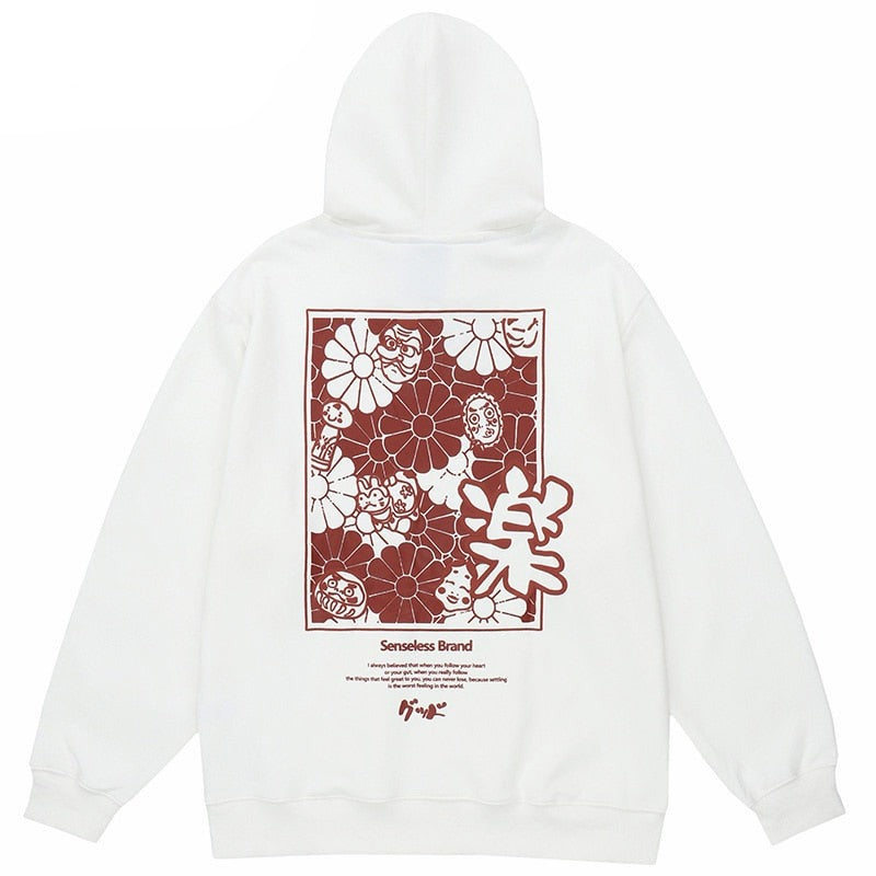 "Red Dust" Graphic Unisex Streetwear Vintage Women Men Y2K Hoodie